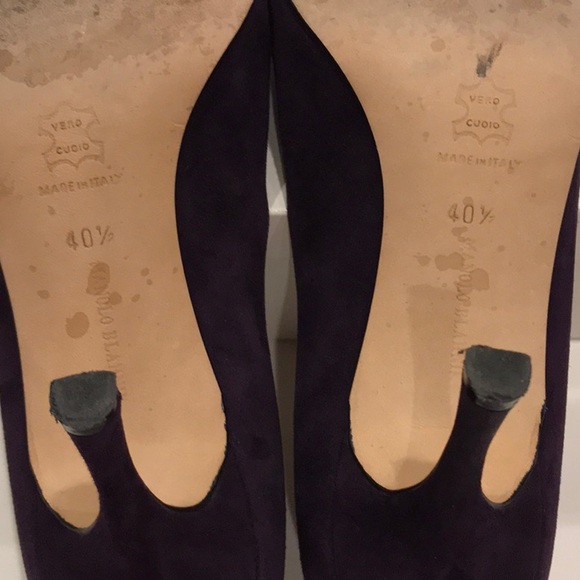 Manolo Blahnik peep toe pumps - Picture 7 of 8